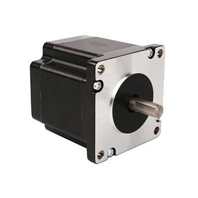 NEMA 24 Deubegwn 1.8deg 1.95Nm (270oz.in) 3A 5V 60x60x58mm 4 Gwifrau Stepper Modur